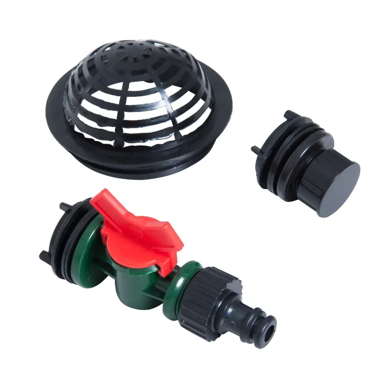 Outsunny 80 Gallon Rainwater Harvesting System Collection Tank with Collapsible Runoff