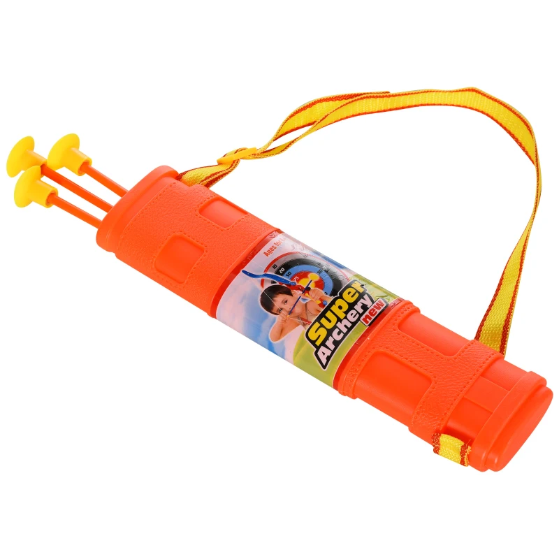 Qaba Children Bow & Arrow Outdoor Archery Set for Boys and Girls Ages 3-6 Years with 3 Arrows, 3 Targets, & Quiver