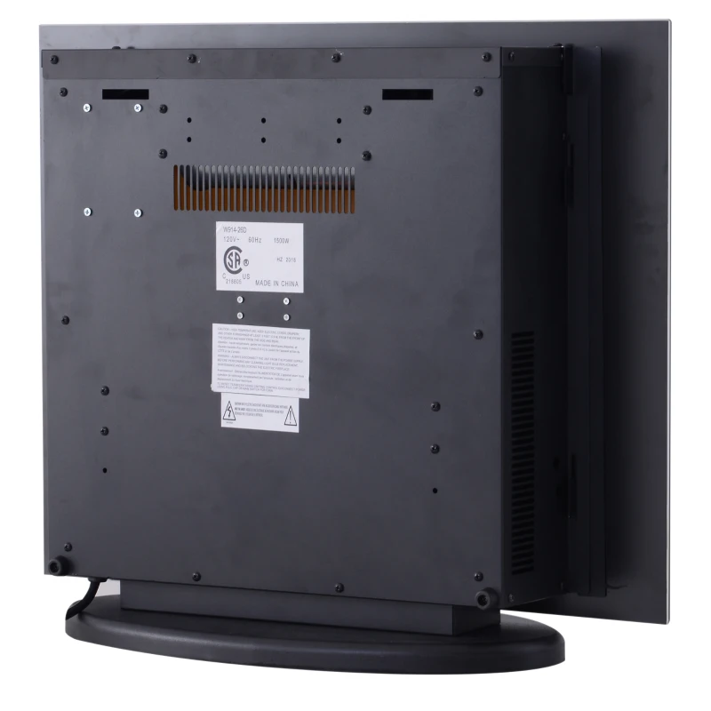 HOMCOM Wall Mounted / Free Standing Electric Fireplace 750W/1500W w/ Remote