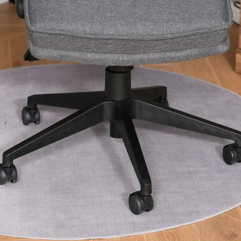 Vinsetto Ergonomic Office Chair Swivel High Back Computer Desk Chair with Adjustable Height Flip-Up Armrest, Comfy Thick Padded Cushions, Wheels, Grey