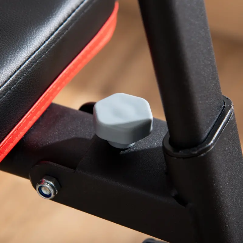 Soozier Adjustable Multifunctional Weight Bench for Full Body Workout w/ Resistant Rope