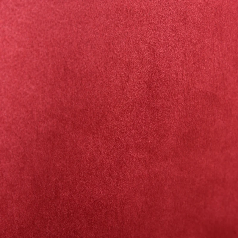 HOMCOM Retro High Back Upholstered Accent Chair Armless Velvet Living Room Chair with Curved Backrest and Birch Legs, Red