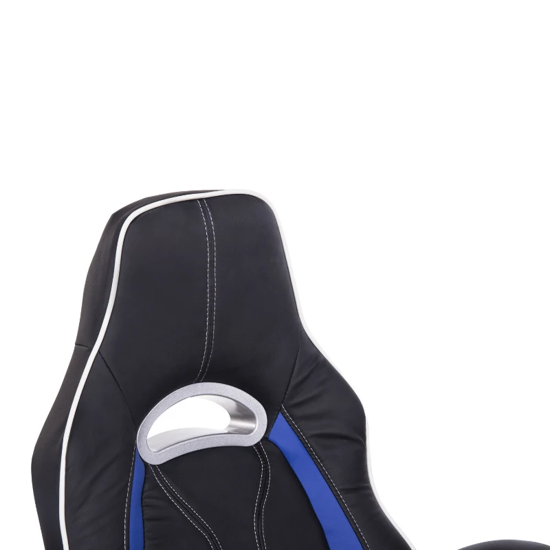 HOMCOM High Back Racing Style Ergonomic Gaming Chair - Blue / Black