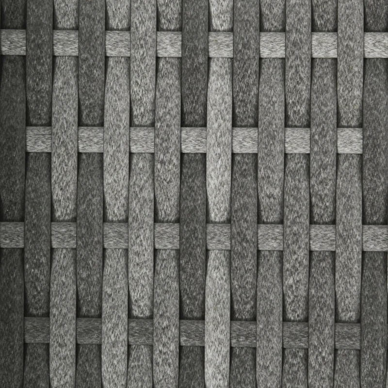 Outsunny 2 Piece Patio Armchair Wicker Chair Outdoor Modern PE Rattan w/ Cushion Grey