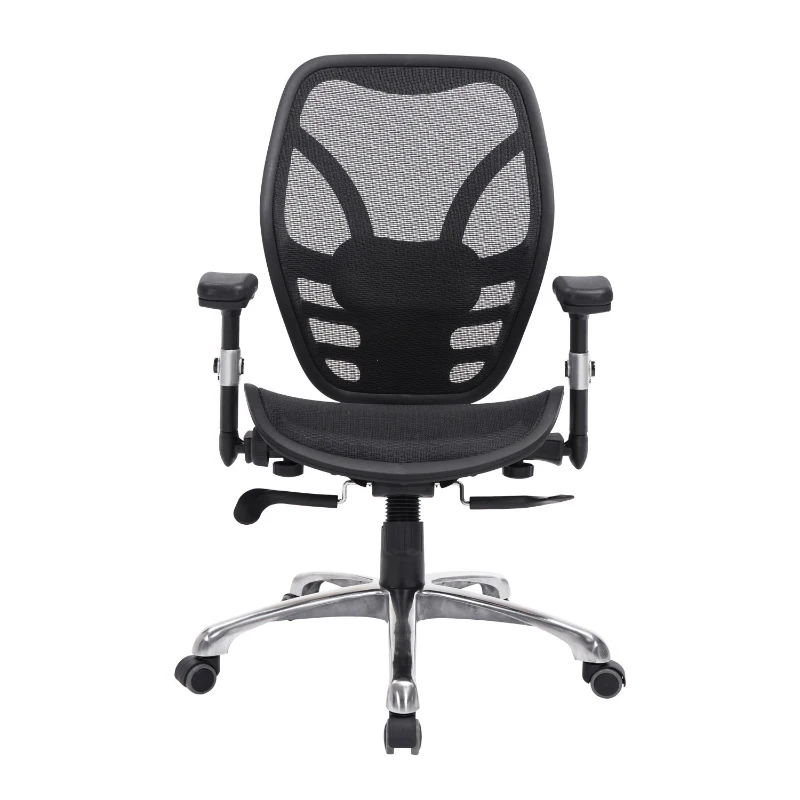 HomCom Mesh Ergonomic Home Office Desktop Computer Chair - Black