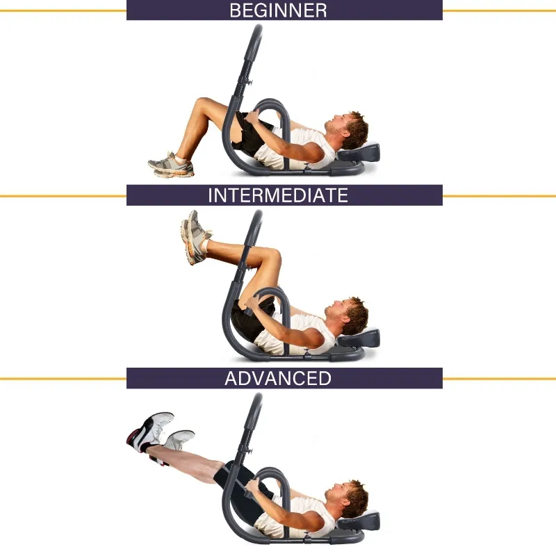 Soozier A91-027 Ab Roller Abdominal Crunch Fitness Trainer Exercise Equipment