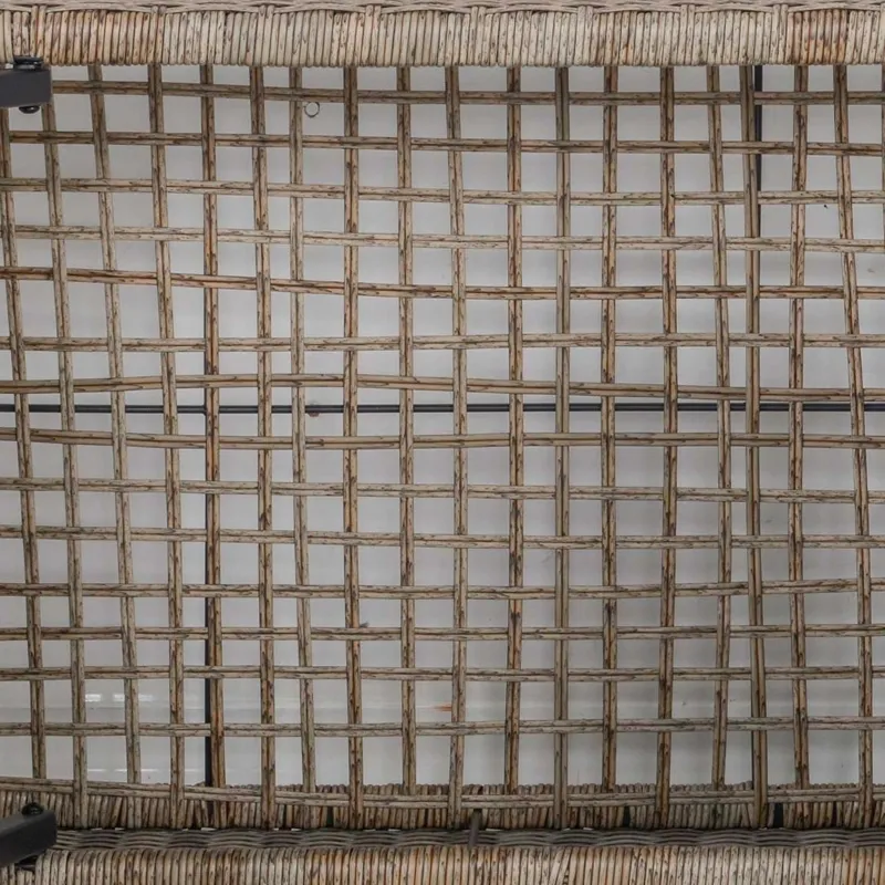 Outsunny Outsunny Rattan Wicker Coffee Side Table with Double Lift Top Design, Large Storage Space, Rust-Fighting Steel Frame for All Weather for Outdoor, Patio, Garden, Backyard, Brown