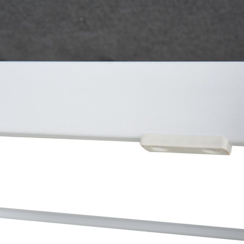 Qaba Baby Bassinet Bedside Sleeper Folding and Adjustable Baby Crib Diaper Changer Nursery Bed for 0-5 Months Infants with Wheels & 5 Height Levels, Dark Grey