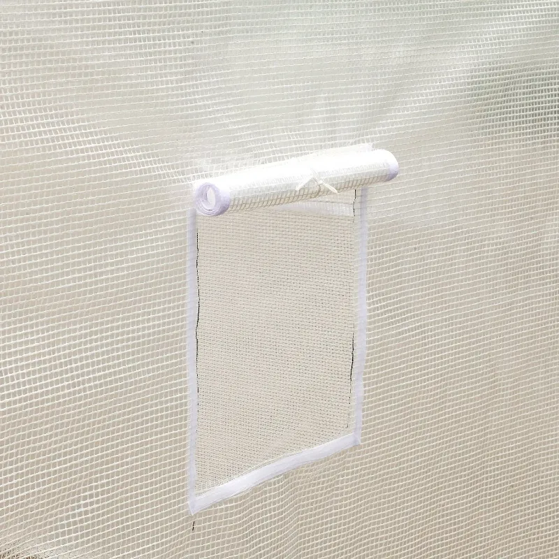 Outsunny 10' x 9.5' x 8' Outdoor Walk-In Tunnel Greenhouse with 5 Roll-Up Windows, Zippered Door, & Weather Cover