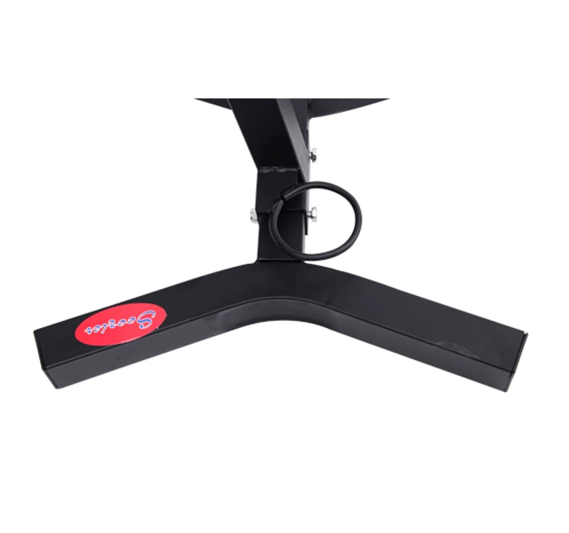 Soozier Freestanding Kettlebell Set Storage Rack Holder Display Tree Black