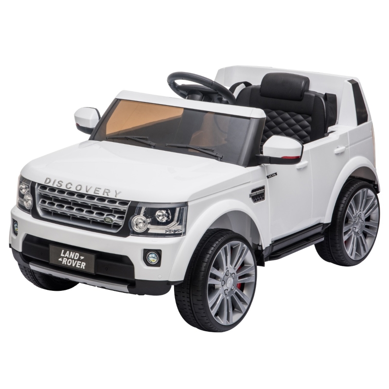 Aosom 12V Battery Kids Landrover Discovery Ride On Toy with Remote Control, Bright Headlights & Working Suspension