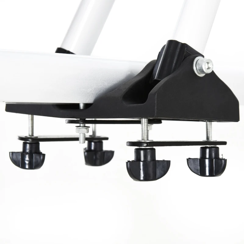 Soozier Adjustable Car Top Bike Rack Roof Mounted Bike Holder Carrier With Tie-Down Straps & Wheel Locker Silver