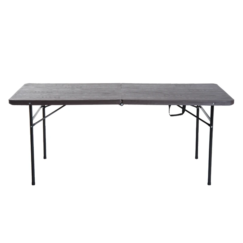 Outsunny 6ft Outdoor Folding Camping Table Garden Backyards BBQ Party Picnic Table Coffee