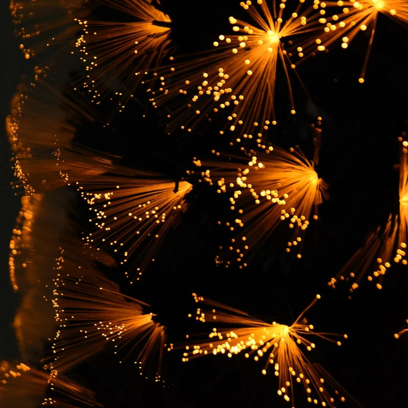 HOMCOM 6ft Artificial Tree Multi-Colored Pre-Lit Holiday Christmas Decoration