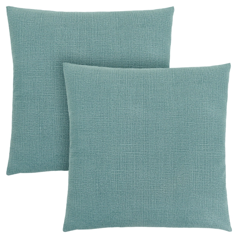Monarch 18" x 18" Patterned Decorative Throw Pillow (Set of 2) - Light Green