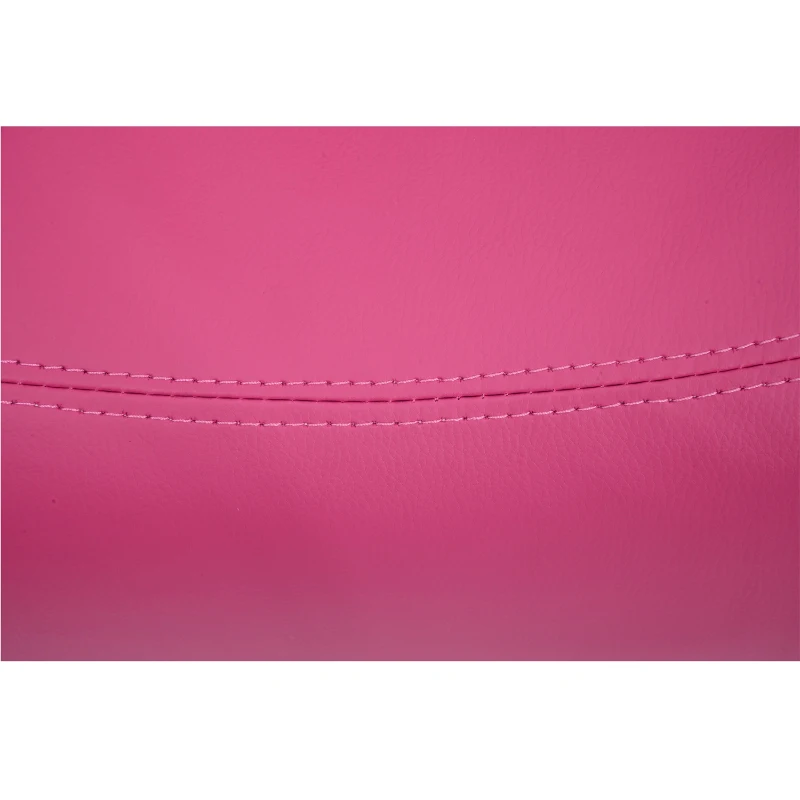 HOMCOM Deluxe Padded Children’s Recliner Sofa Kids Chair with Storage Arms (Pink)