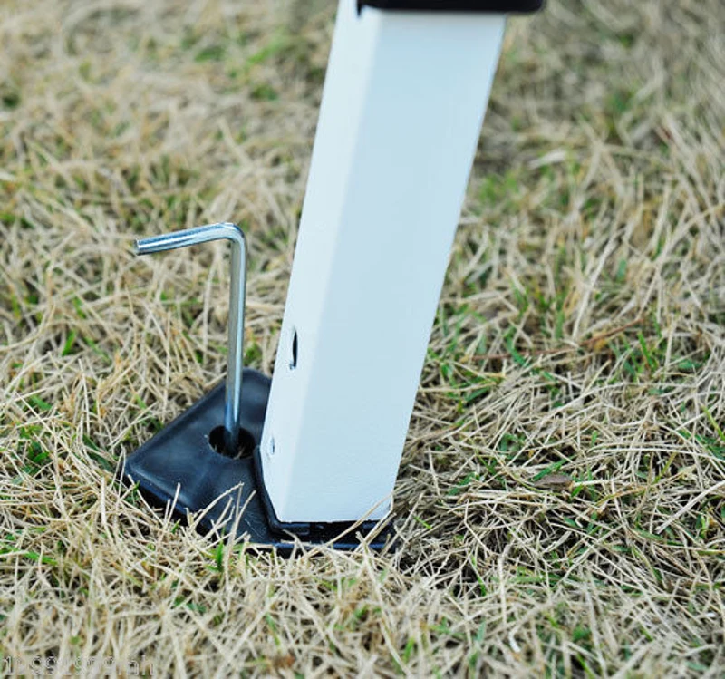 Outsunny 10’x20’ Pop Up Party Tent Outdoor Patio Instant Wedding Canopy Shelter with 4 Side Walls (Cream Grey)