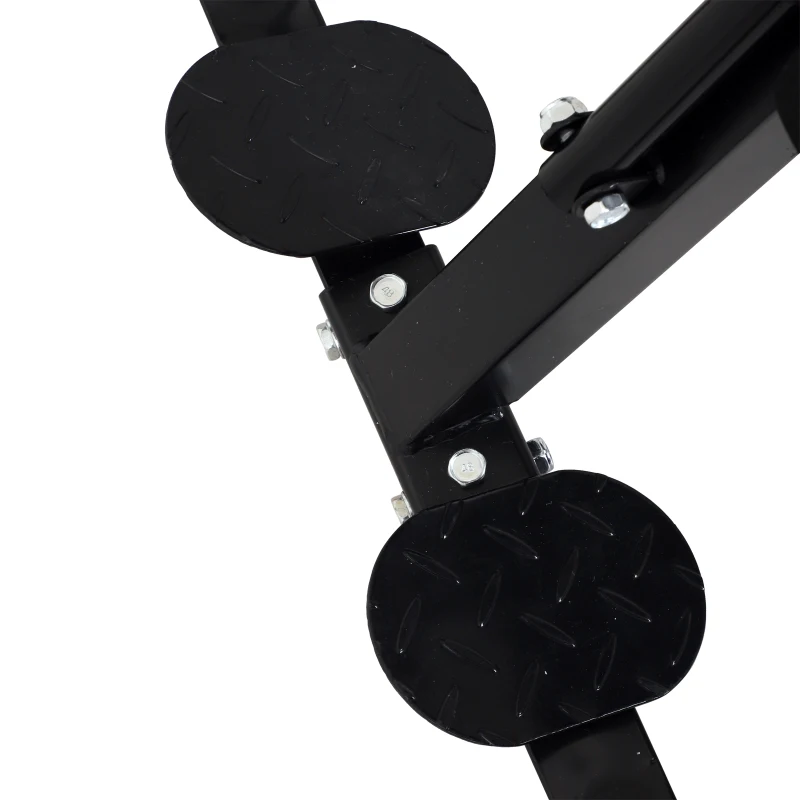 Soozier Heavy Duty Adjustable Roman Chair Rack Abdominal Exercise Machine Home Gym Fitness