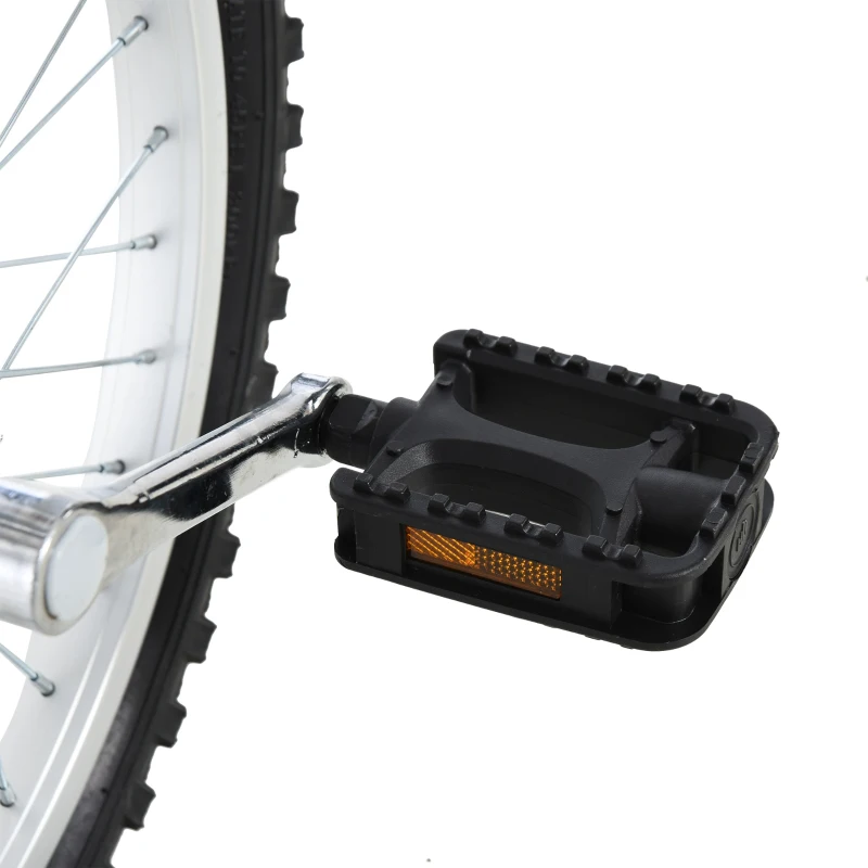 Soozier Professional Unicycle 20" Chrome Plated Pneumatic Wheel Uni-Cycle with Adjustable Height Free Stand  Cycling Black