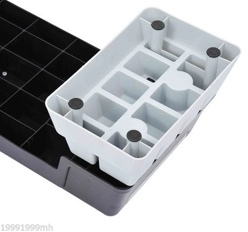 Soozier Aerobic Stepper 3-Level Riser Fitness Cardio Workout Steps 4.7" - 6.7" - 8.7"