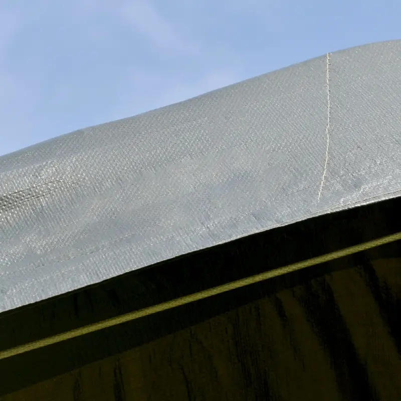 Outsunny 10' x 20' Heavy Duty Outdoor Carport Awning/Canopy with Weather-Fighting Material & Anchor Kit, Grey