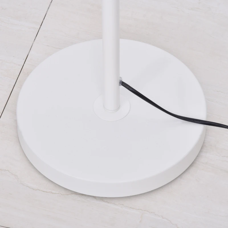 HOMCOM Modern Tree Shape Floor Lamp with 2 Adjustable Lights Round Base Home