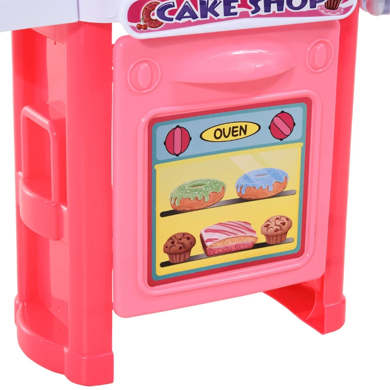 HOMCOM 20 Piece Pretend Play Kitchen and Oven Set