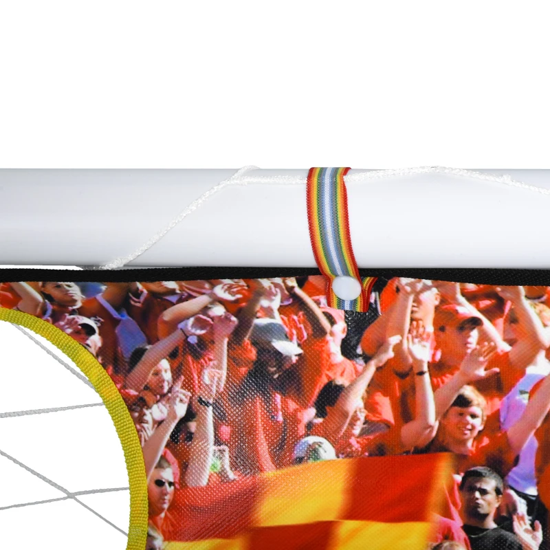 Qaba Football Goal Folding Indoor Outdoor with All Weather Net Kids Adults