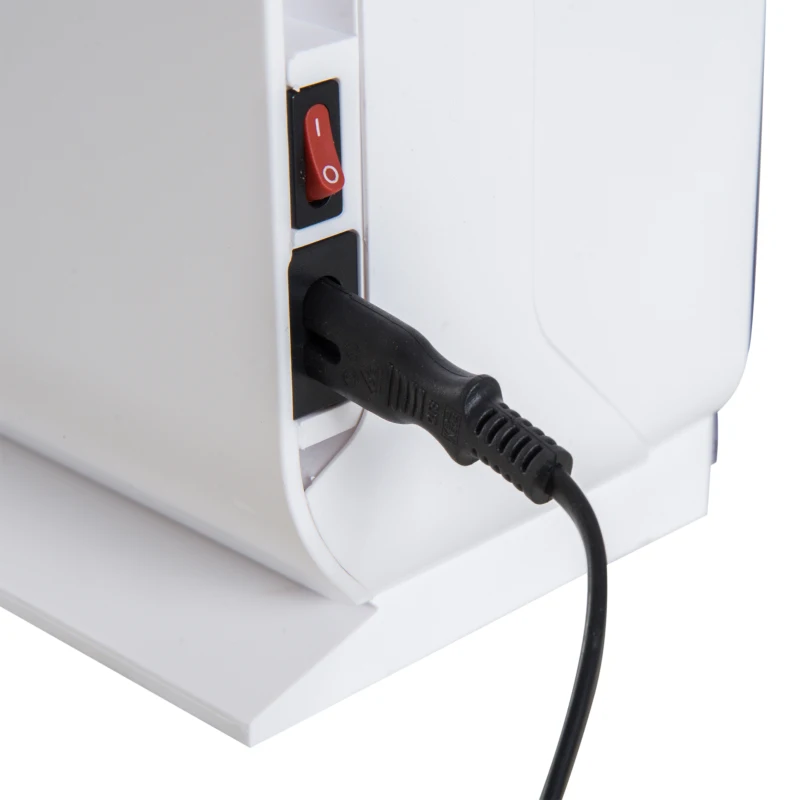 HOMCOM 43oz Capacity Electric Mini Dehumidifier Air Drying Moisture for 215 sq ft Portable Quiet Home Office Basement Bathroom Absorber