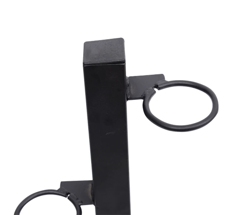 Soozier Freestanding Kettlebell Set Storage Rack Holder Display Tree Black