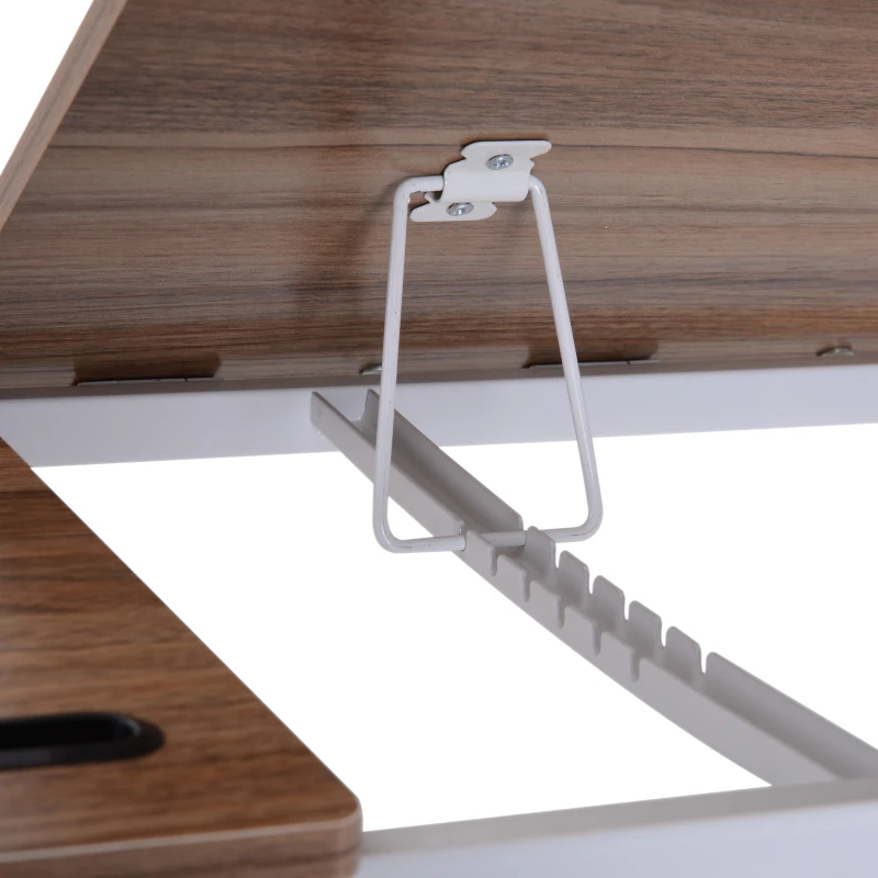 Vinsetto Portable Folding Laptop Bed Table Adjustable Angle Desk Stand Reading Holder