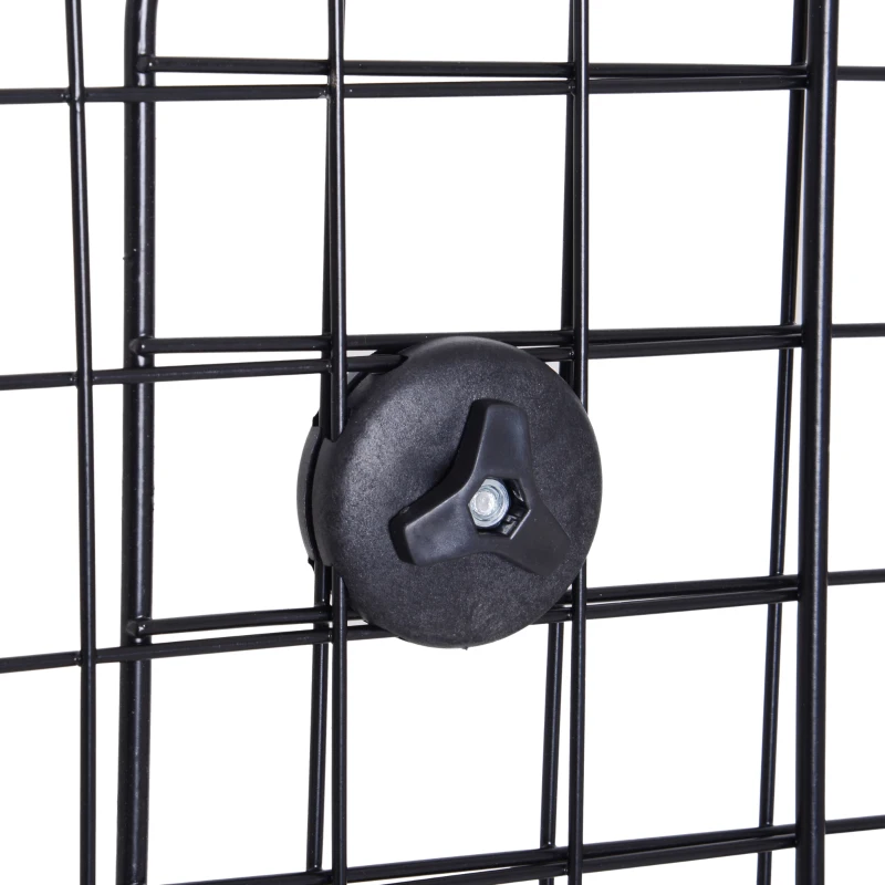 PawHut 35"- 48" Vehicle Pet Barrier Adjustable Dog Fence for Car SUV Truck Universal Fit Expandable Safe Guard Gate Black