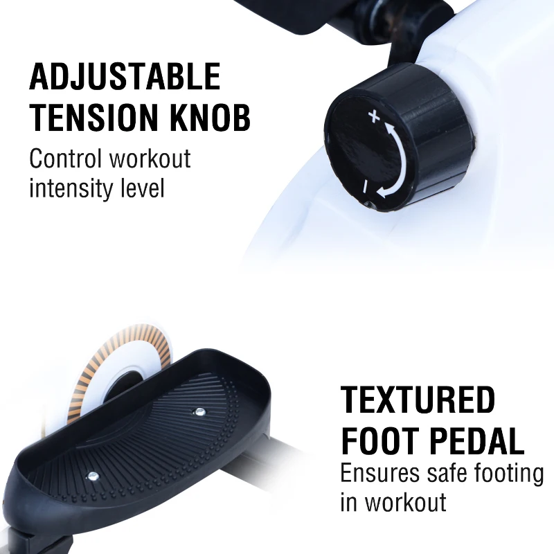 Soozier Mini Elliptical Machine w/ LCD Monitor