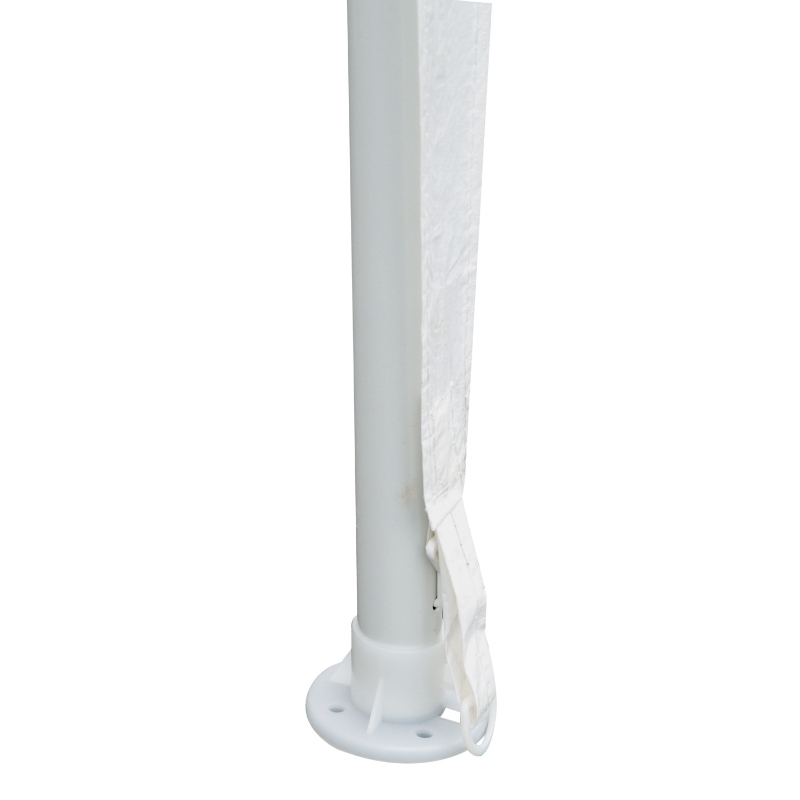 Outsunny 10X30ft Gazebo Canopy Party Tent Outdoor Event Sunshade Portable with 5 Removable Sidewalls White