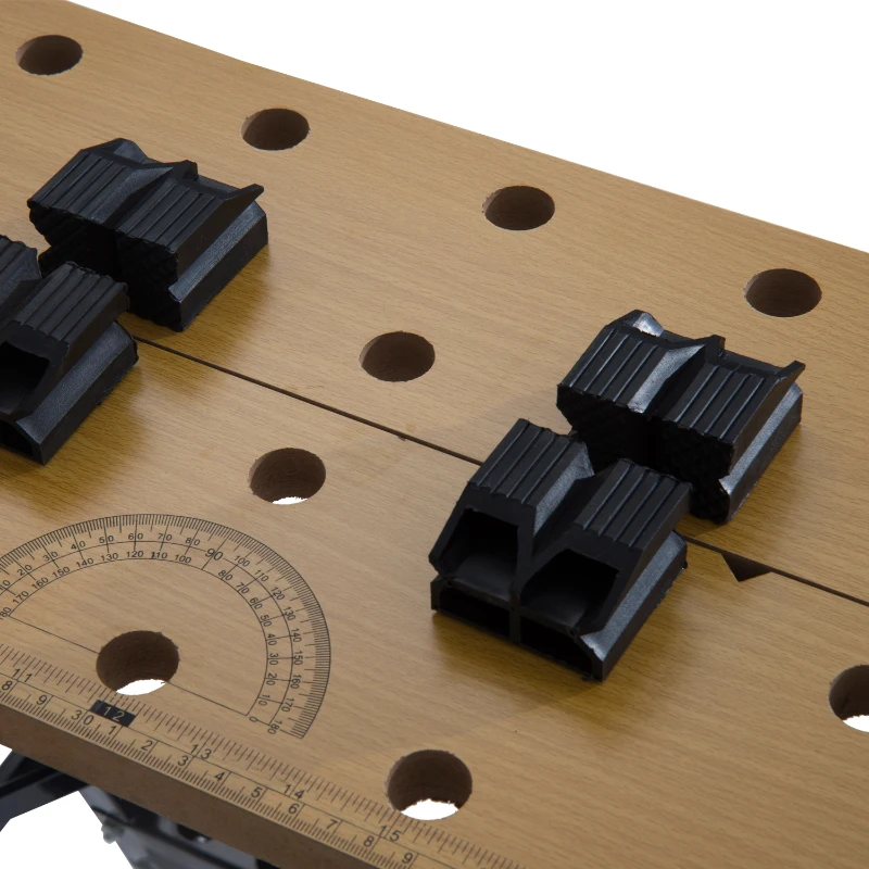 Portable Clamping Workshop Bench - Black