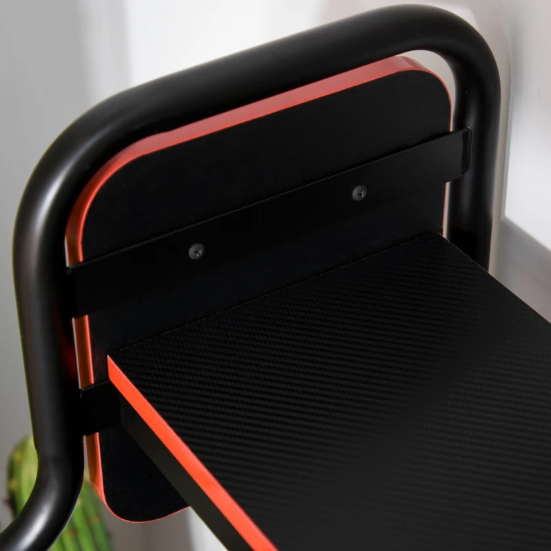 HOMCOM Gaming Writing Desk Computer Table with Raised Monitor Stand Home Office