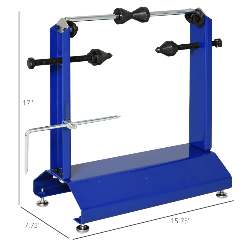 DURHAND Motorcycle / Bicycle Wheel Balancer and Truing Stand Stabile Stable and Durability, 16" x 8.75" x 20"