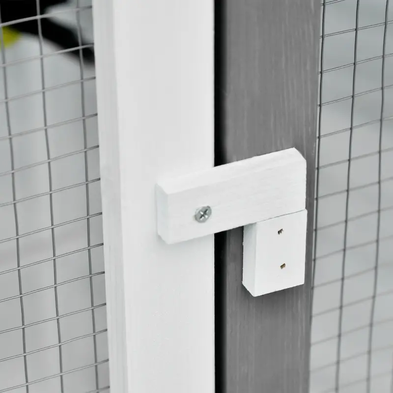 PawHut 72" Aviary Bird Cage, Includes Perches, Lockable Doors, Nesting Areas, Elegant Vintage Flight Enclosure Suitable for Small Parrots, Budgie, Canary, Cockatiel