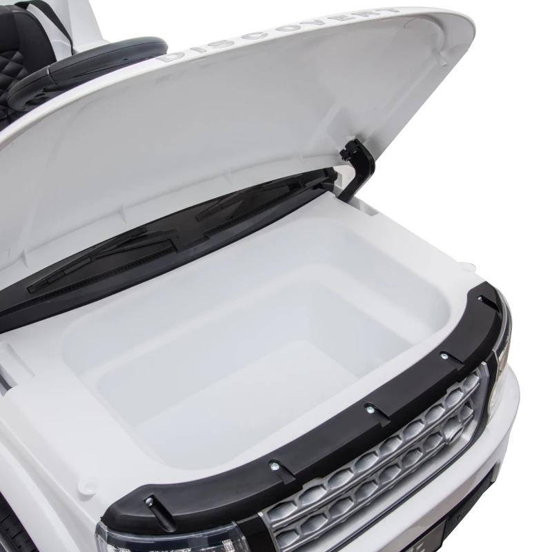 Aosom 12V Battery Kids Landrover Discovery Ride On Toy with Remote Control, Bright Headlights, & Working Suspension