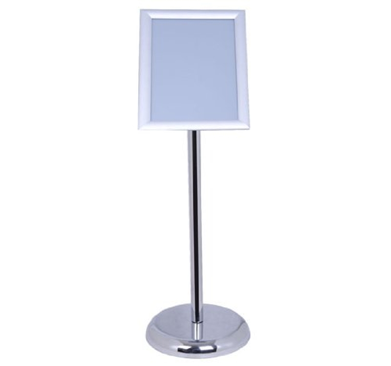 HOMCOM 8"x12" Adjustable T-Sign Poster Stand Pedestal Dispaly Frame