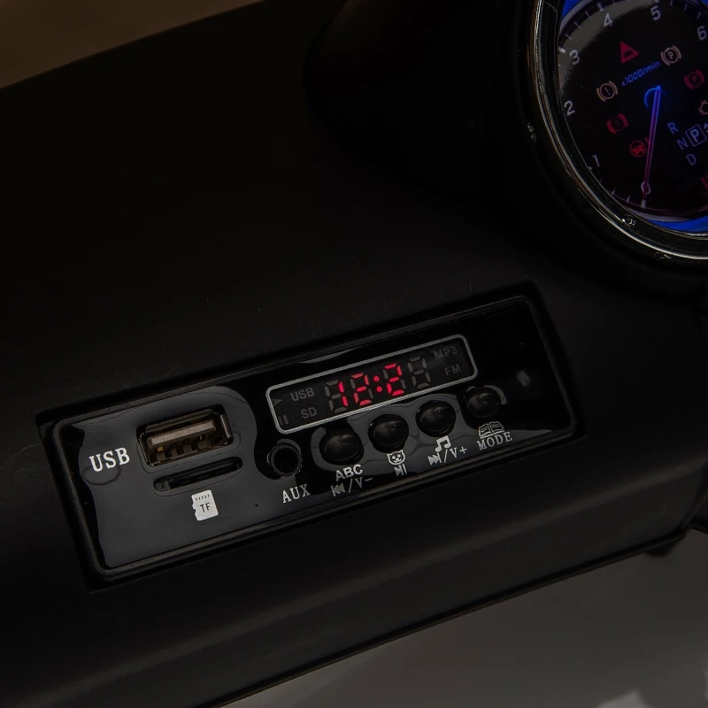 Aosom 12V Jaguar F Type Convertible Childrens Ride On Car Battery Powered High/Low Speed Child Electric Car Double Door Perfect Gift Red