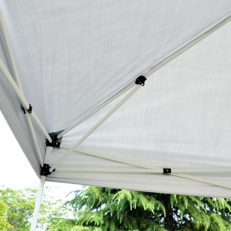 Outsunny 13x13 ft Large Pop Up Tent Outdoor Party Gazebo Patio Sun Shade Instant Canopy Shelter White