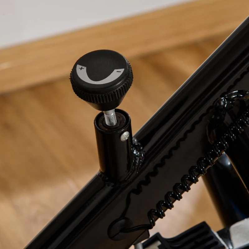 Soozier Magnetic Exercise Bike Stationary Bike with Adjustable Comfortable Seat Cushion & Multi - Grip Handlebars, Cardio Workout Cycle Bike Training for Home Office Gym