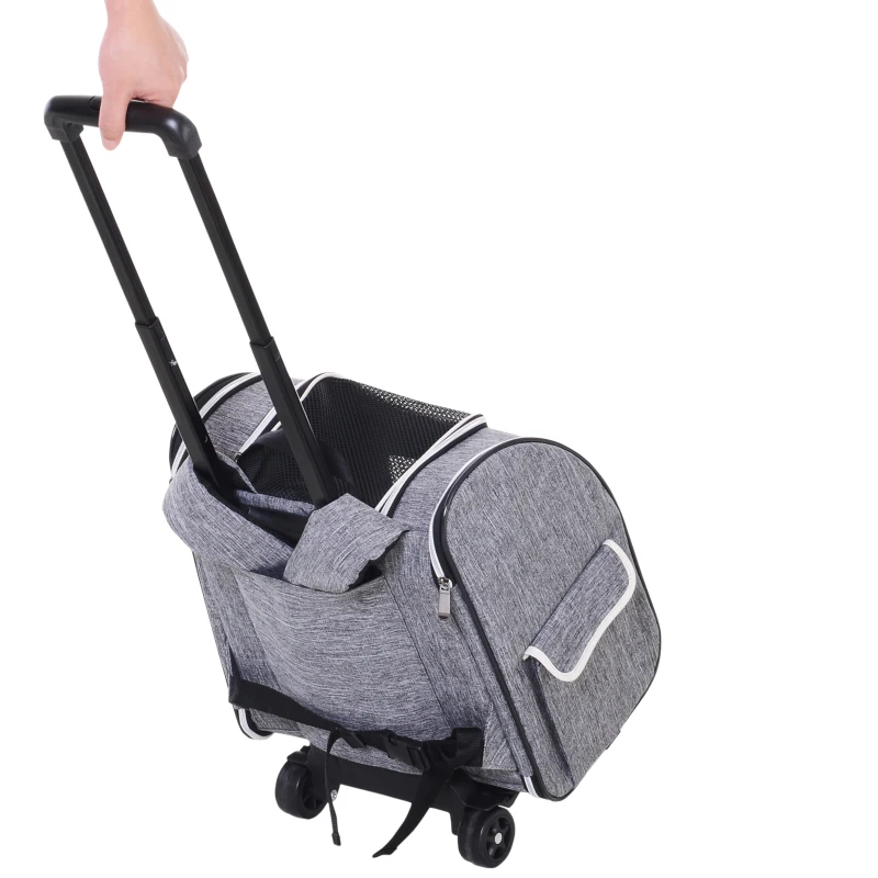 PawHut Pet Carriers Luggage Bag Outgoing Travel Multi-way to carry Portable