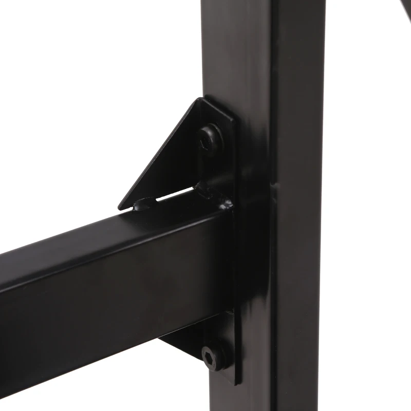 HOMCOM 47 inch Gaming Desk, Racing Style Computer Table, Home Office Workstation with Rotatable Cup Holder, Headphone Hook, Gamepad Stand, Wire Port, Black