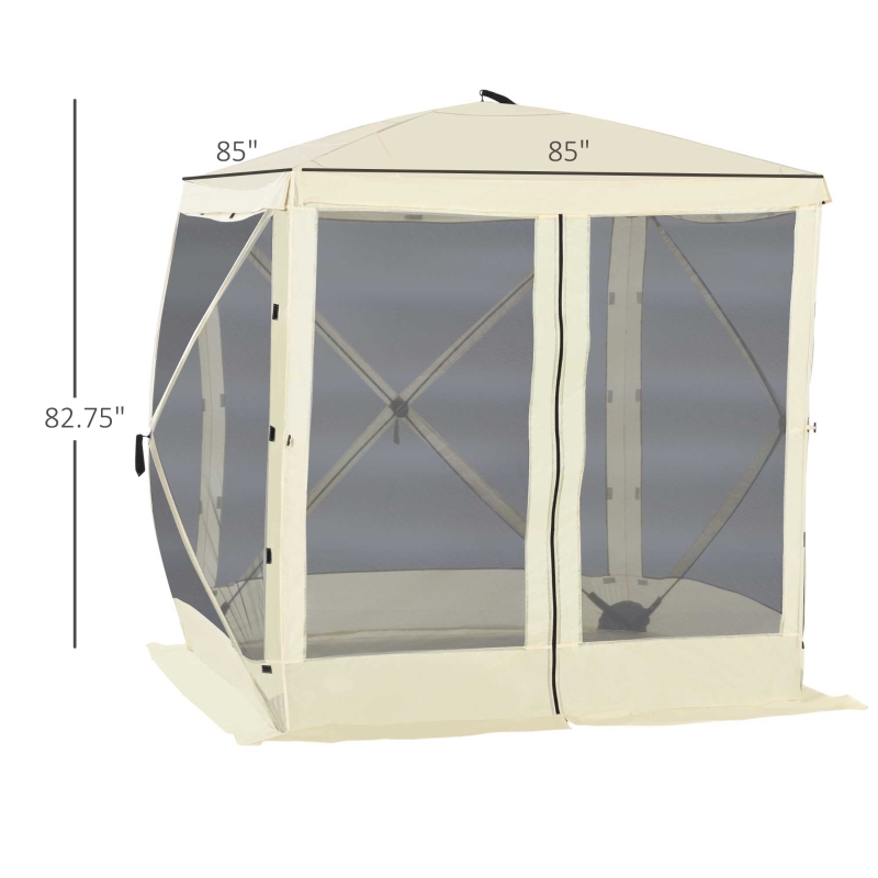 Ozark Trail 7Person 2in1 Screen House Connect Tent With Doors, Canopy Sold Separately