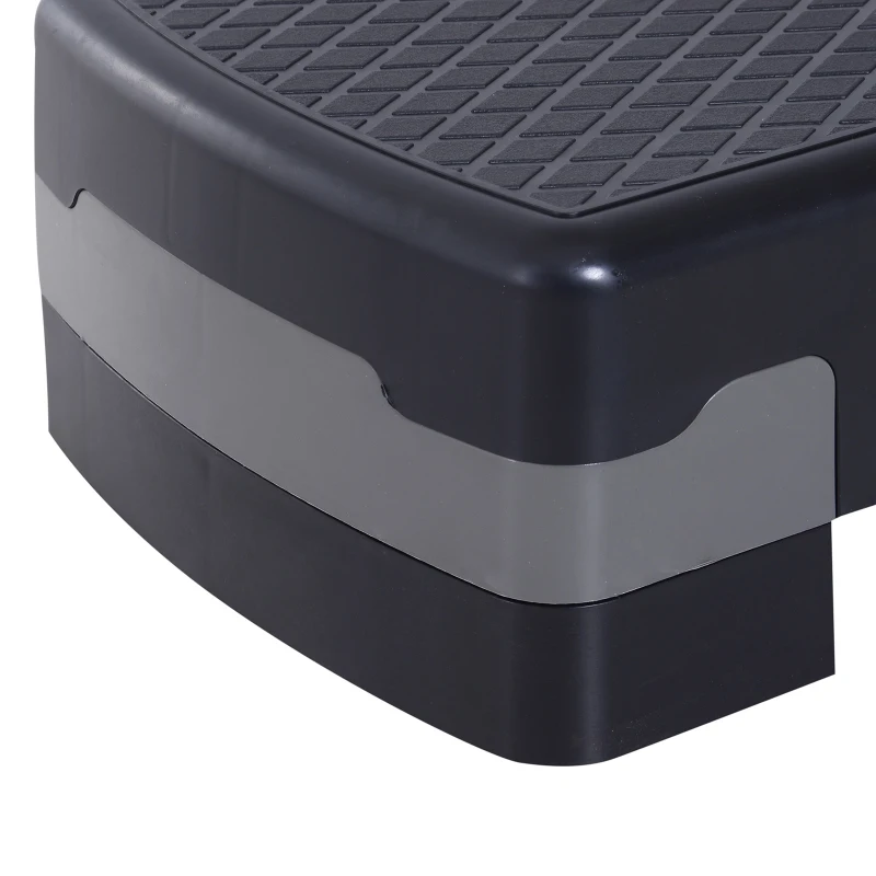 Soozier Adjustable 27'' Aerobic Cardio Adjust 4"-6" Exercise Stepper Risers