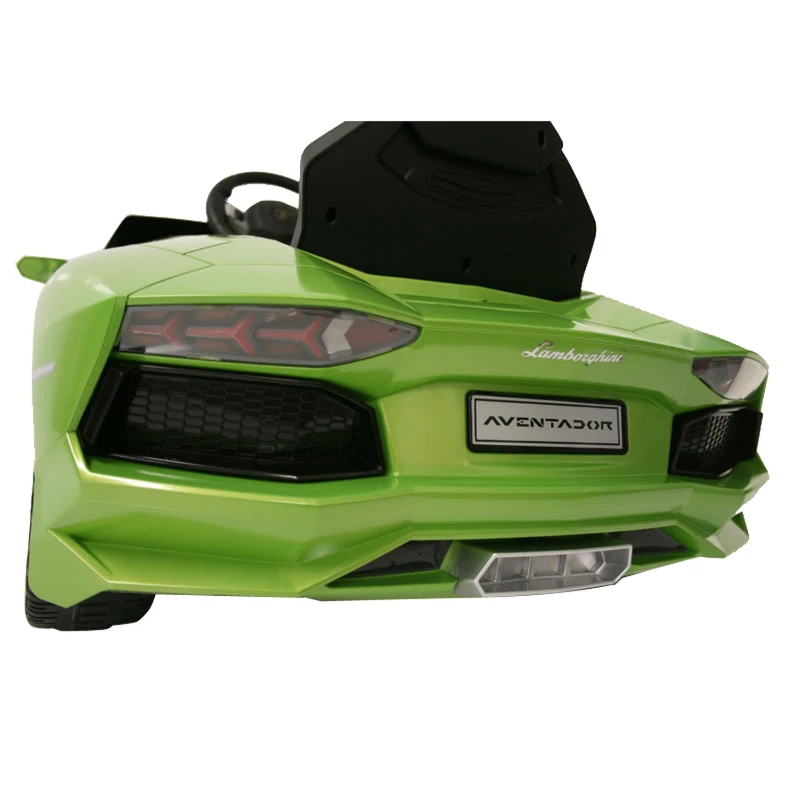 Licensed Lamborghini Aventador LP 700-4 Kids Ride on Toy Car Electric Battery Powered, Green