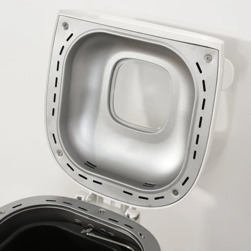 HOMCOM 2 Pound Non-Stick Bread Maker Machine With 11 Menu Settings, 2 Loaf Sizes, 3 Crust Colors, 13h Delay Timer, 1h Warming Function, 550W