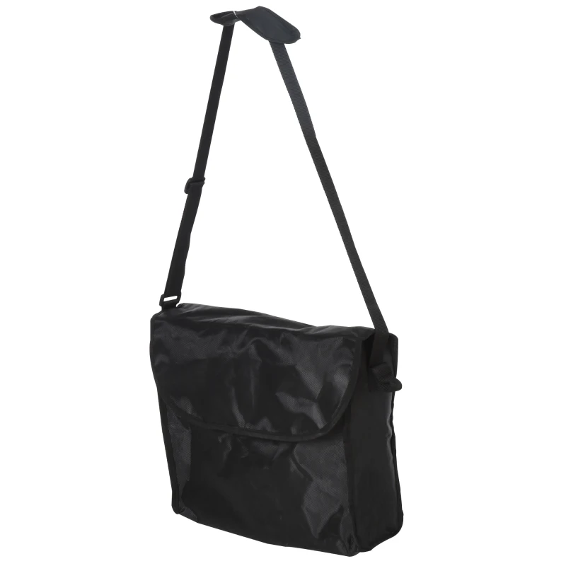 HOMCOM Adjustable Aluminum Upright Rollator Walker for Seniors, Medical Walker Wheelchair with Bag Armrest